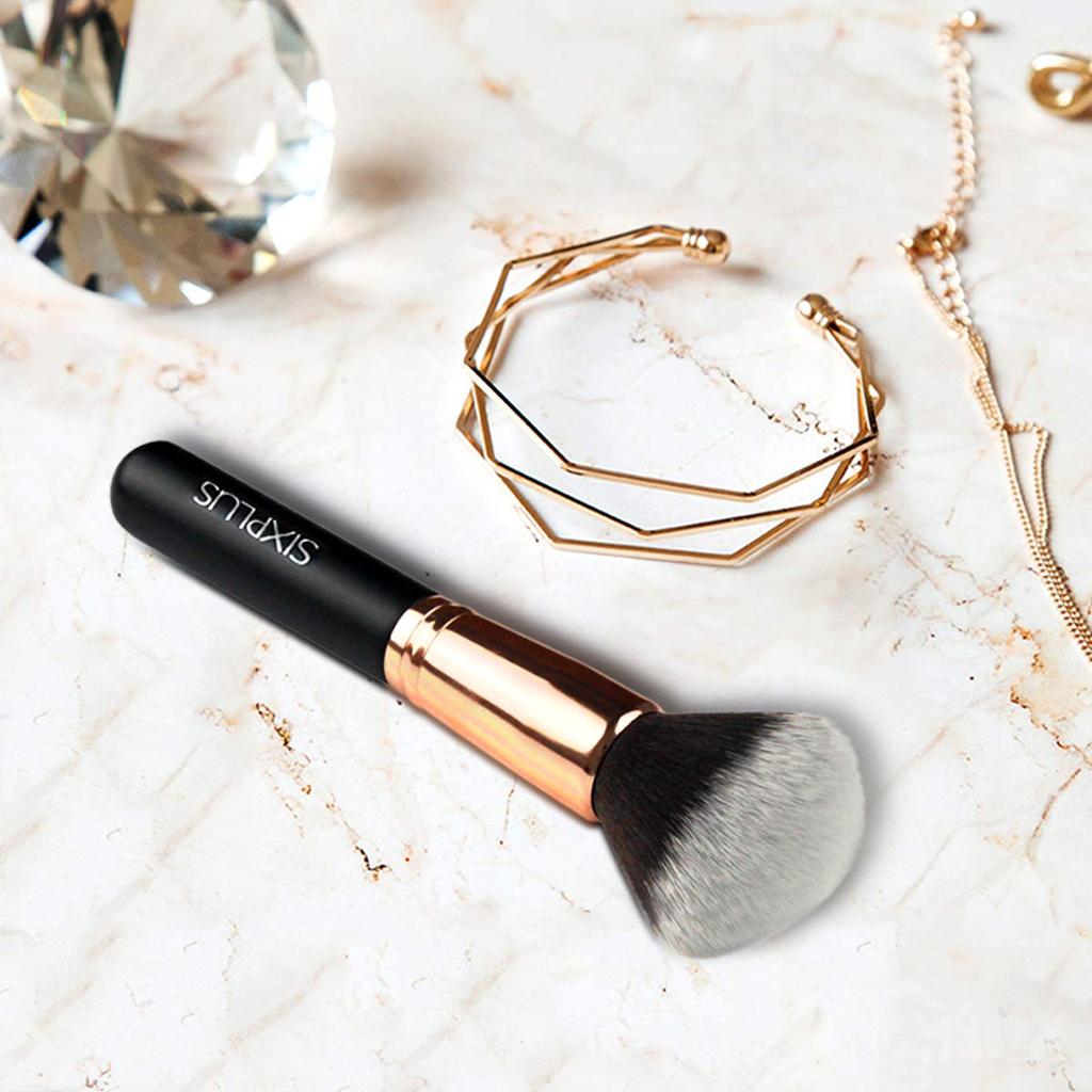 Six Plus Noble Gold Powder Brush F01 (Black)