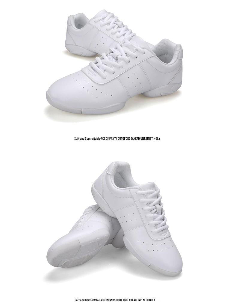 Weiße Unisex Fitness- und Tanz-Aerobic-Schuhe