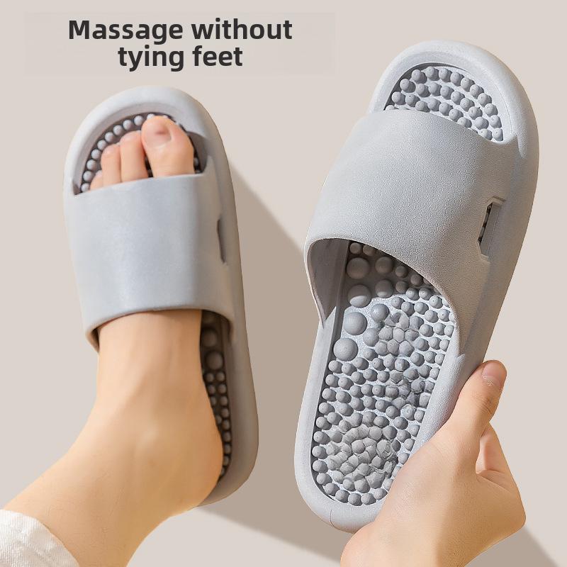 Non-slip Acupressure Massage Slippers - Unisex Foot Therapy Sandals for Home & Bathroom
