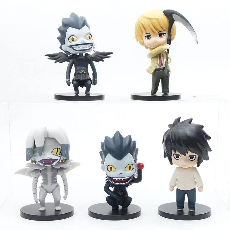 Death Note Figures: Ryuk & Light Yagami Anime Dolls - Set of 5 Styles