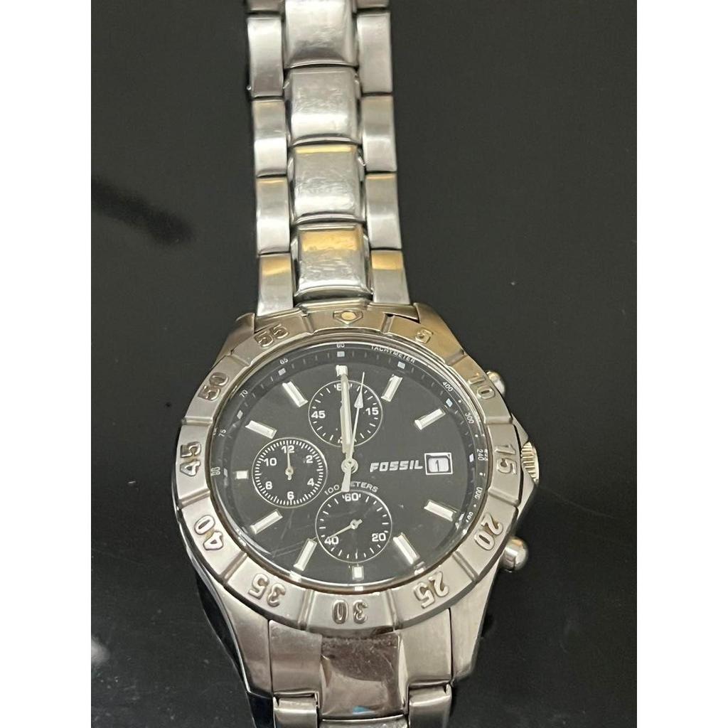 Used [Obon Limited Price Reduction] FOSSIL Men's Watch Silver