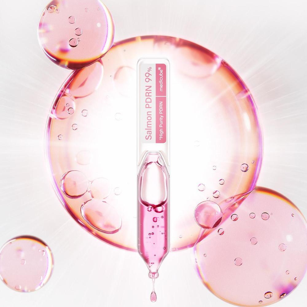 

«MEDICUBE PDRN Розовая Однодневная Сыворотка 10×1,5 мл – Восстановление Барьера + Ежедневная Увлажняющая Ампула» (Южная Корея)”