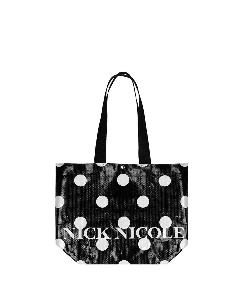 Nick&Nicole Signature Butterfly Reusable Bag_Dot Black