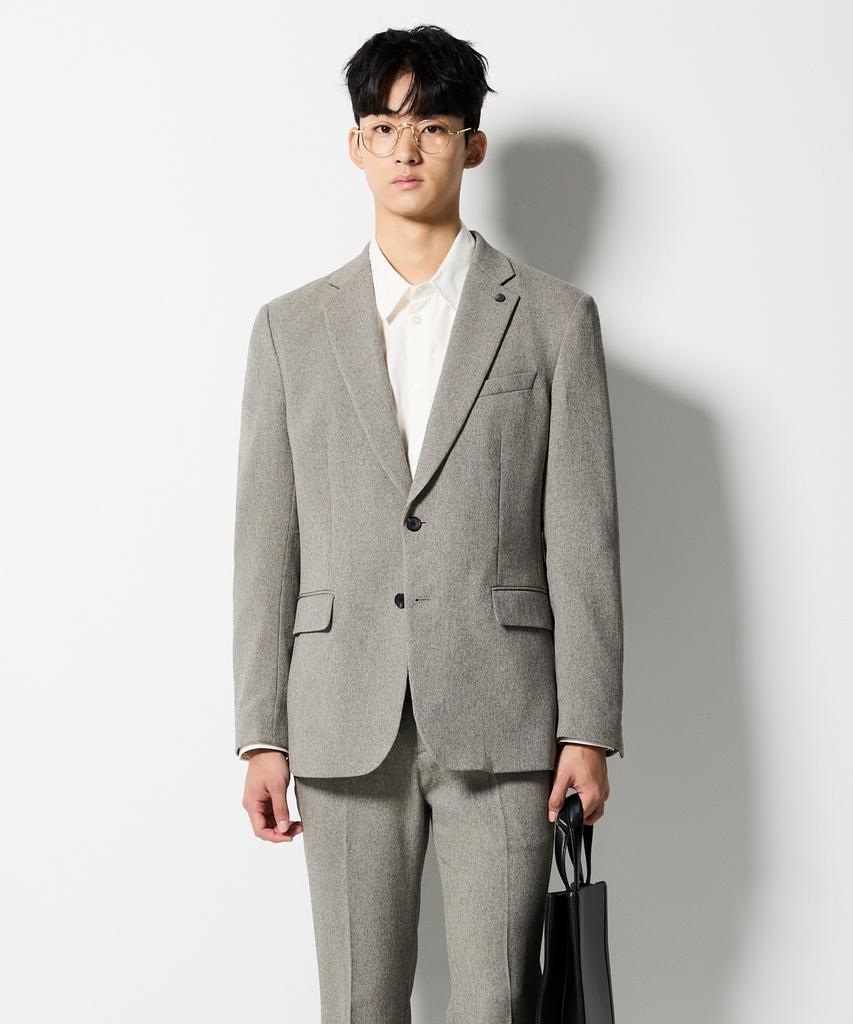STCO Two-Tone Four-Way Stretch Jacket_Beige (Slender Fit)_Sejuc01Csd