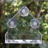 1pcsAcrylic Transparent Plastic Birdcage Outdoor Adsorbed Hummingbird Bird Feeder Panoramic Transparent Plexiglass Birdhouse