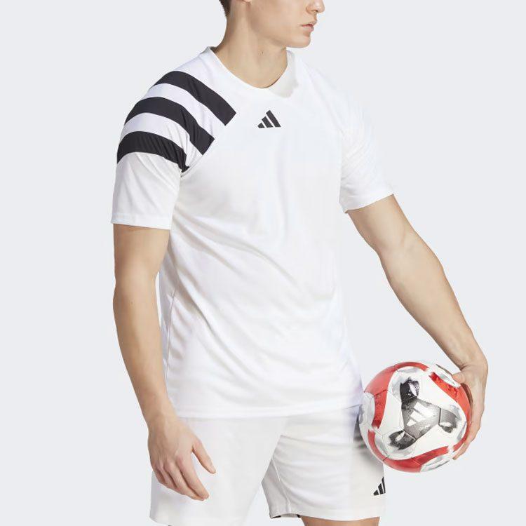 adidas Soccer Jerseys Men's White Moderate Straight Fit IK5745