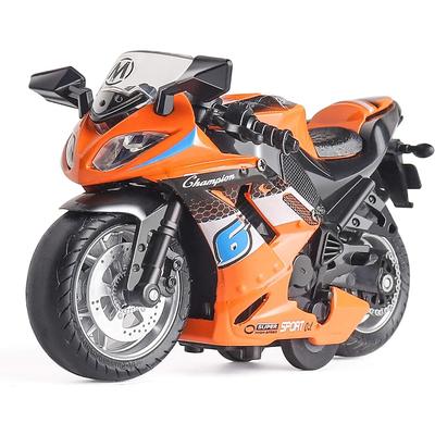 1/14 Super Sport 6 Motorradspielzeug, mit Licht und Musik Spielzeug-Motorrad-Druckgussmodelle, Spielzeugmotorräder für Jungen Spielzeugmotorrad für Kinder von 3–9