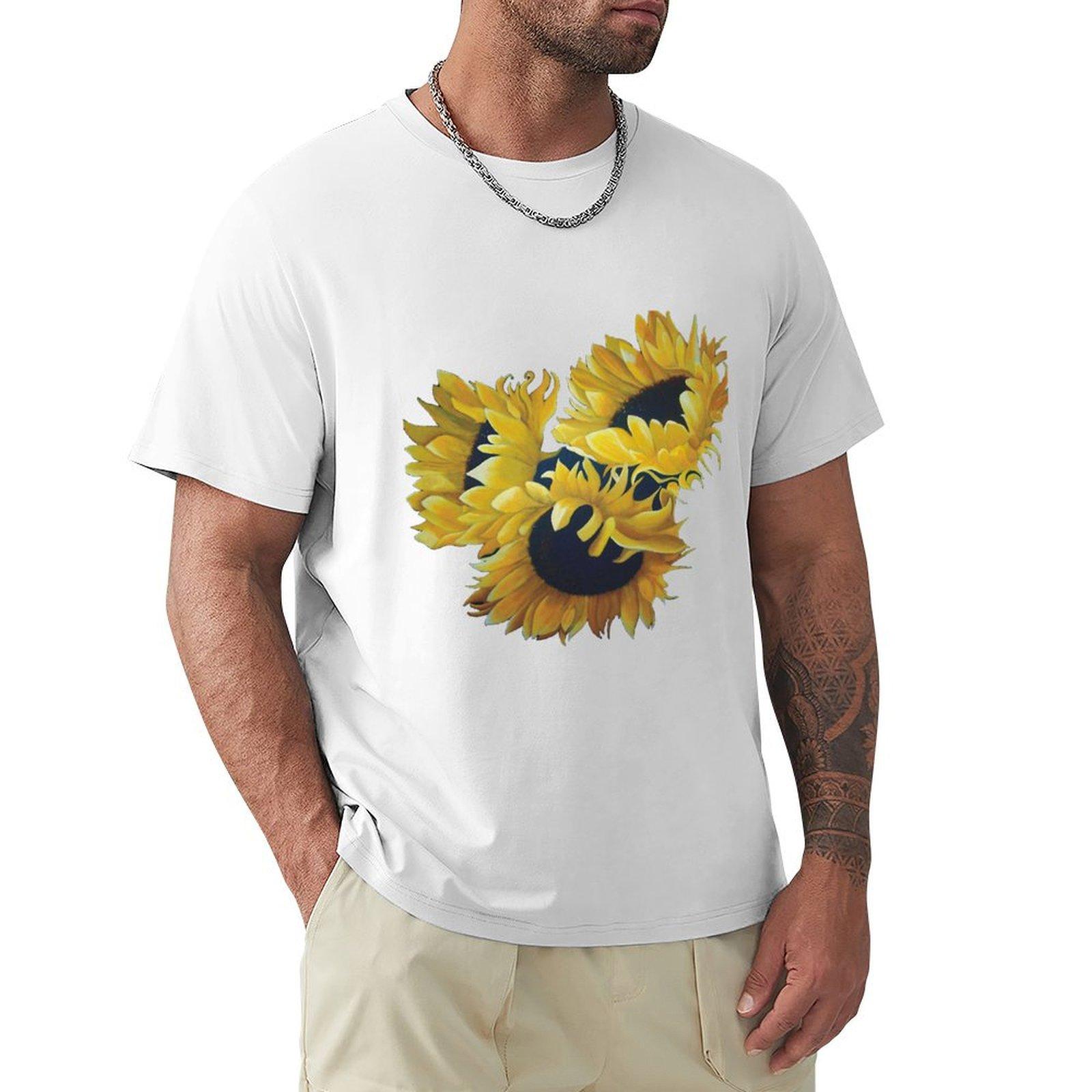 Sunflowers Tshirt Moisture Wicking Athletic Tshirt S