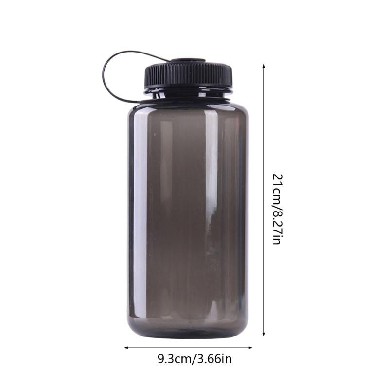 Leichte Kunststoff-Wasserflasche Reise Auslaufsichere Trinkflasche Outdoor-Sport Weithals-Wasserflasche Becher Trinkgeschirr