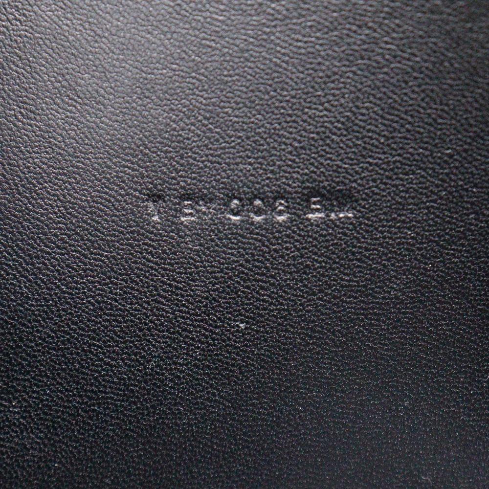 HERMES Dogon Duo Purse black Togo unisex Used