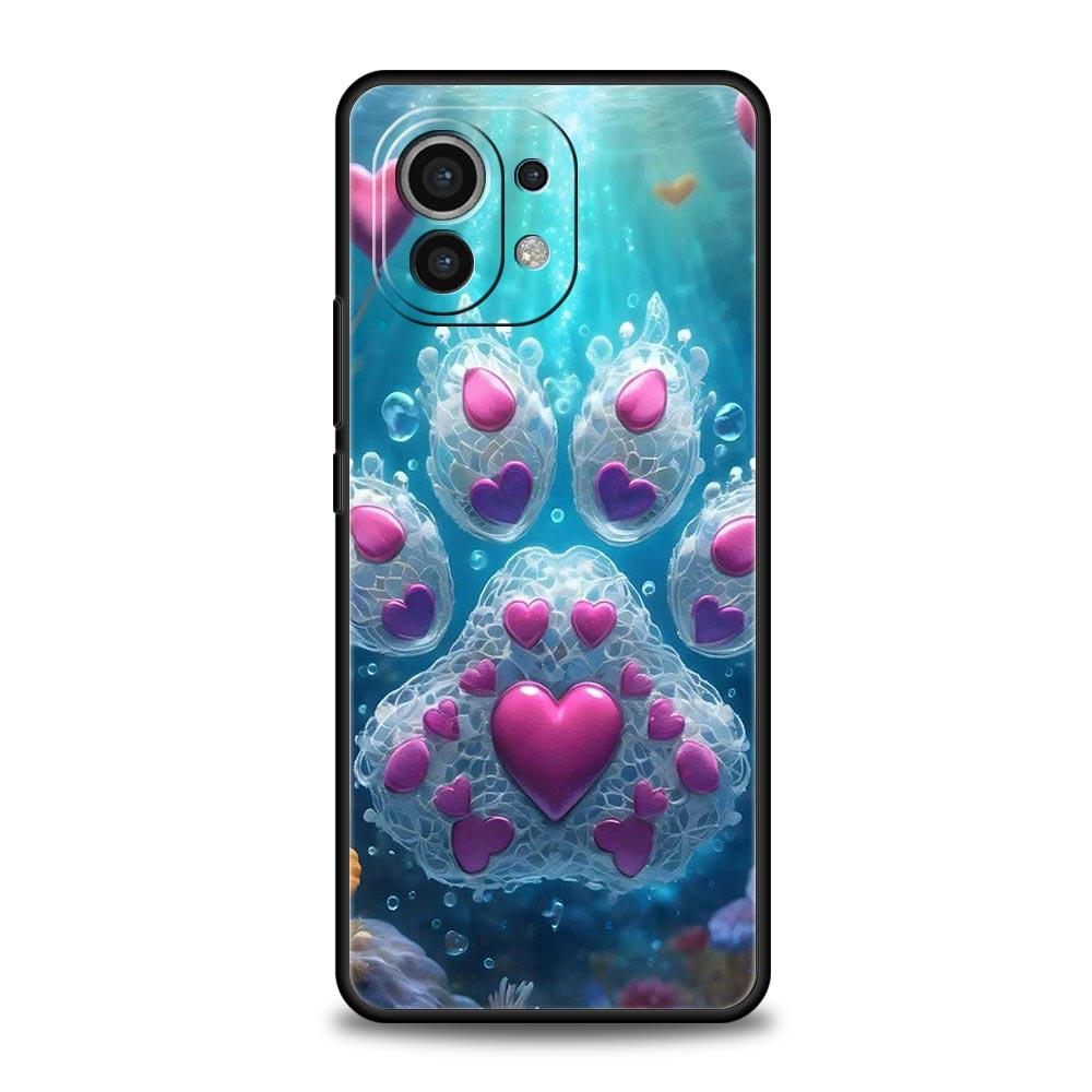 Og Paw Print Aesthetics Phone Case Cover for Xiaomi Mi 17 15 14 13 12 11 Ultra 15T 14T 13T 12T 11T Pro Lite 5G Soft TPU Shell