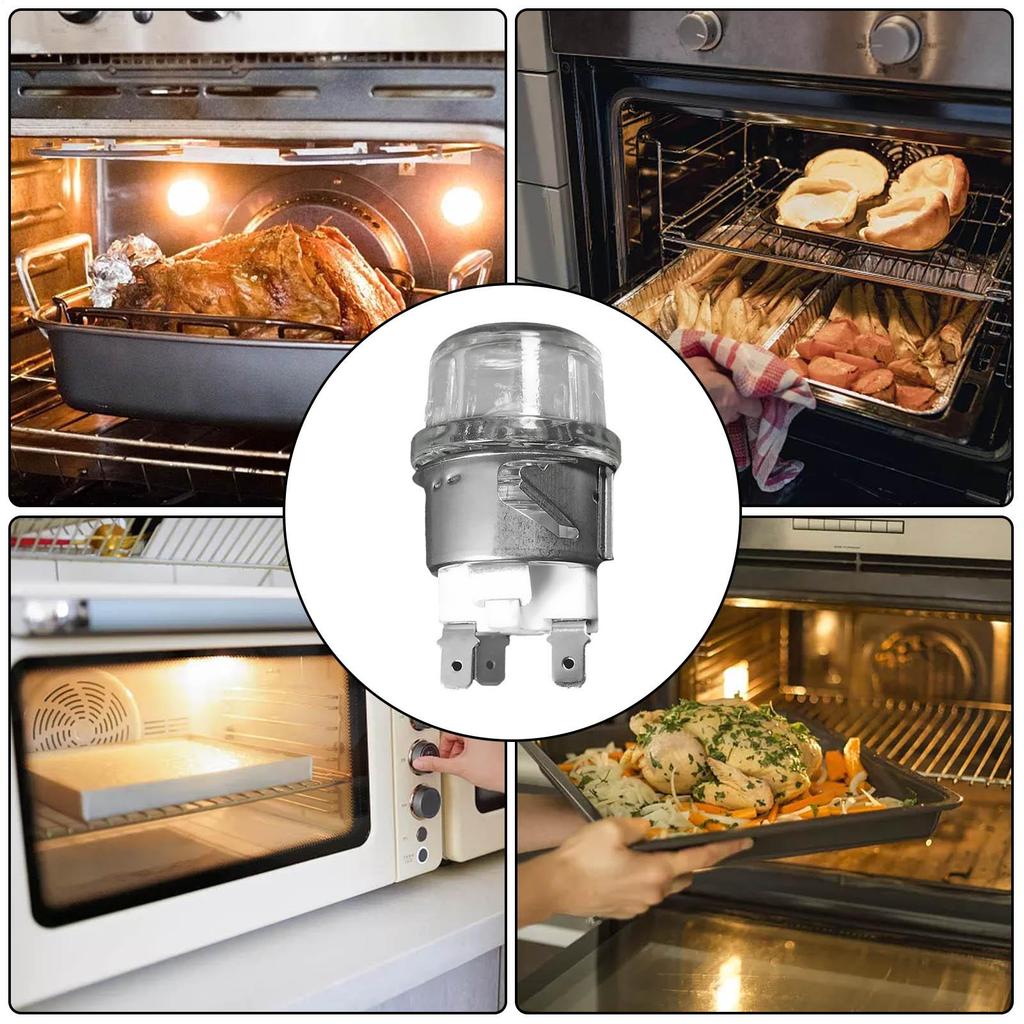 G9 Oven Lamp Bulb 25W High Temperature Resistive 500 ℃ For Refrigerators Microwave Oven Light 220V 110V G9 Oven Lamp