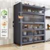 Étagère de Rangement Multifonctionnelle sur Pied et Buffet de Cuisine