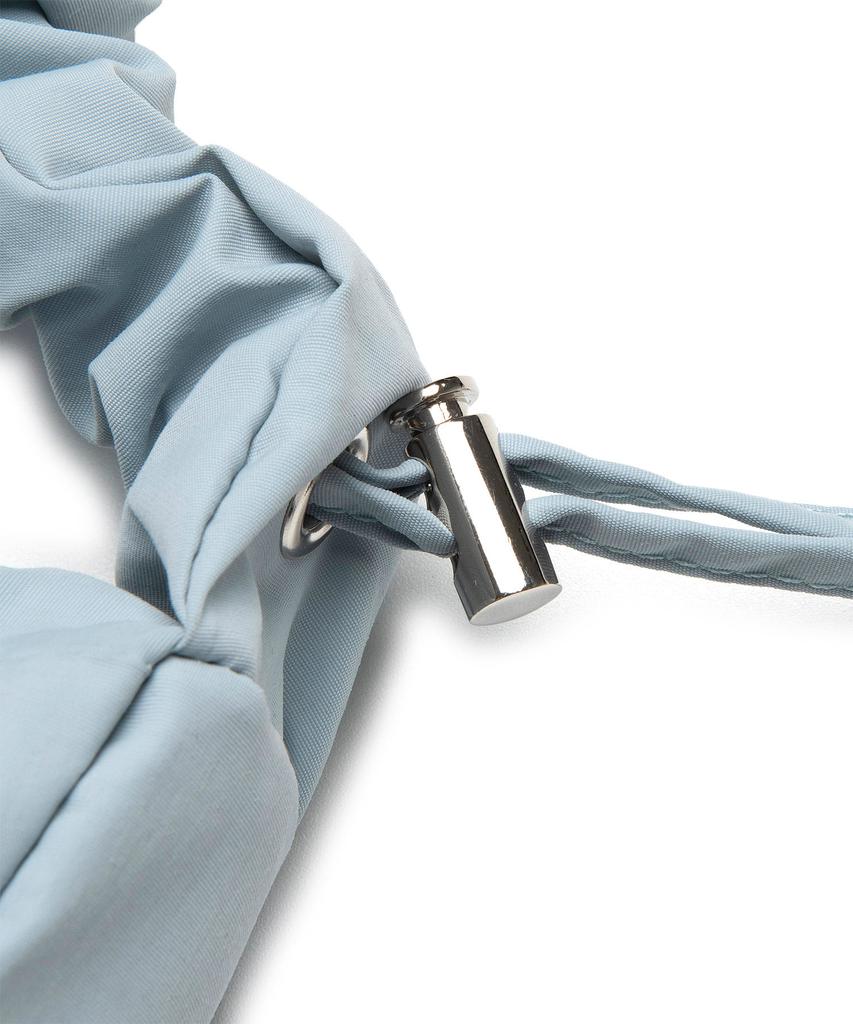 Lee Nylon Two-Way Shirring Bag Light Blue