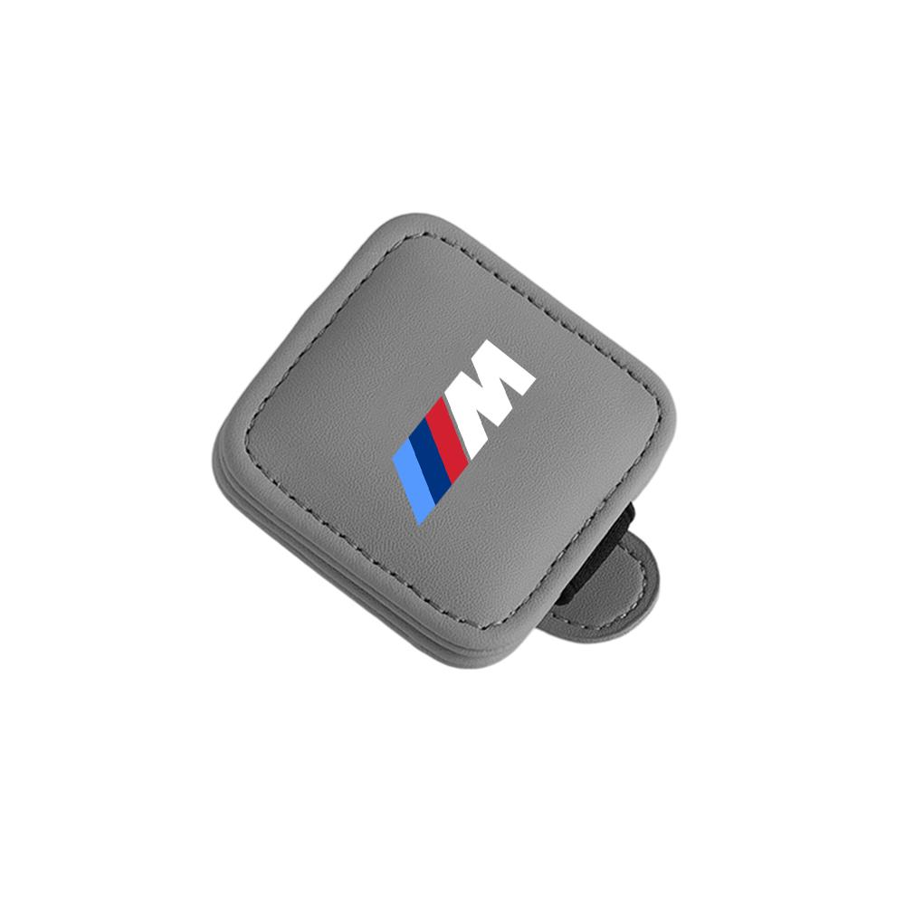 1Pcs Leather Glasses Clips Car Sun Visor Sunglasses Fixed Holder For BMW X1 X2 X3 X5 X4 X6 X7 G30 G20 G32 G11 G12 F40 F30 F20