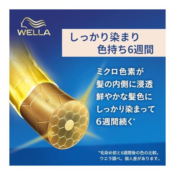 Wella Wellatone 2+1 Gray Hair Dye Liquid Type 8GM Brighter Matte Brown Vivid Hair Color Lasts 6 Weeks Quasi-drug