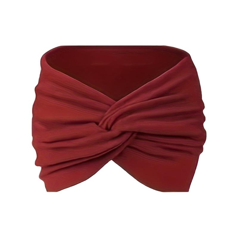 

Women s Bohemian Wide Yoga and Sports Headband - Elastic Headdress and Hair Accessory