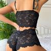 Summer Lace Lingerie Set: Sexy See-Through Camisole Two-Piece