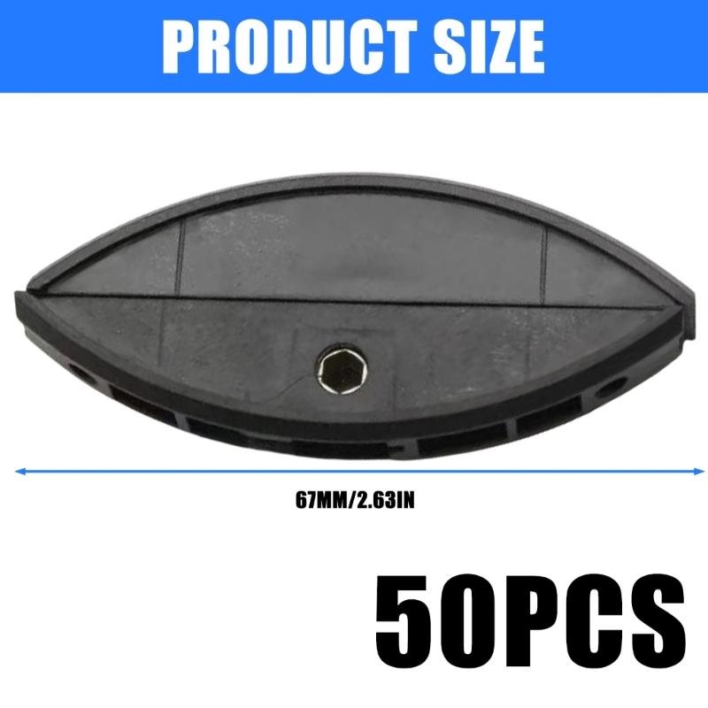 50Pcs Woodworking Perforated Invisible Connector P15 Plywood Fastener Biscuit Joiner Tenon Tool for Slotting Machine