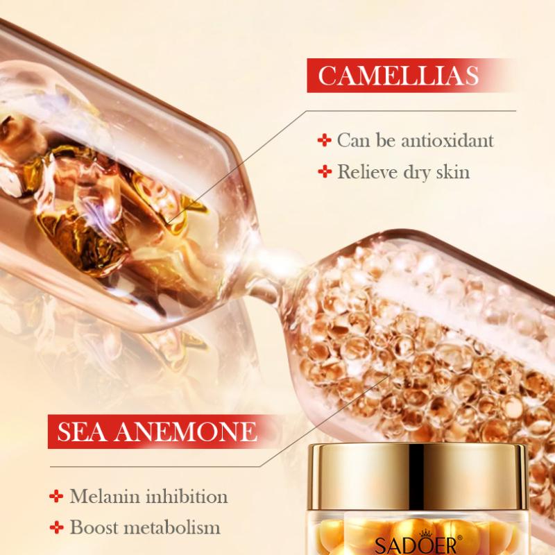 Whitening Essence Cream Containing Vitamin E Nicotinamide Etc Deep Nourishing and Firming Essence Lotion 30pcs Capsule Essence