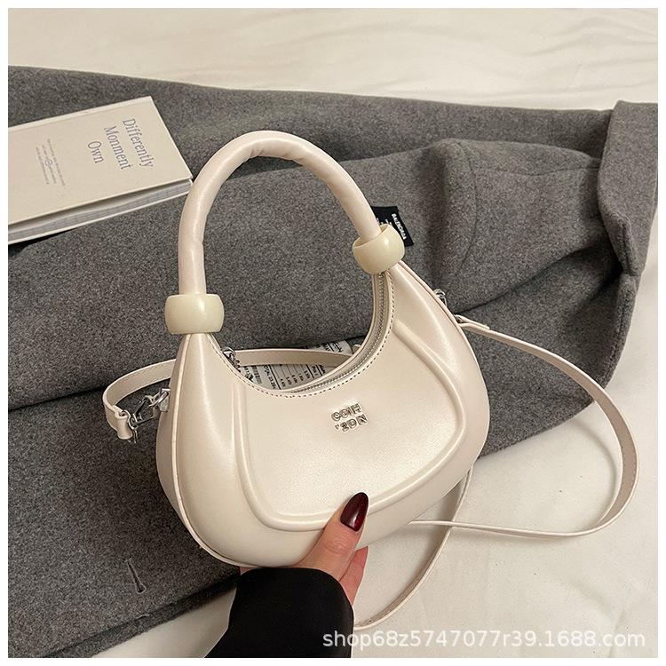2025 new fashion high-end niche crescent bag women s shoulder handbag small carrying bag shoulder crossbody bag