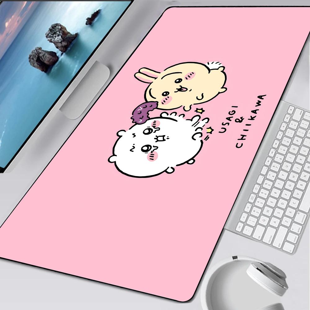 Kawaii C-Chiikawas Mouse Pad Rubber Mat Laptop Xxl Mousepad Notebook Gamer Computer Table Gaming Accessories