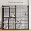 Extra-Large Three-Layer Cat Cage Villa for Household Use