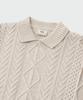 ANOTHER OFFICE Fisherman Cable Knit (Oatmeal)