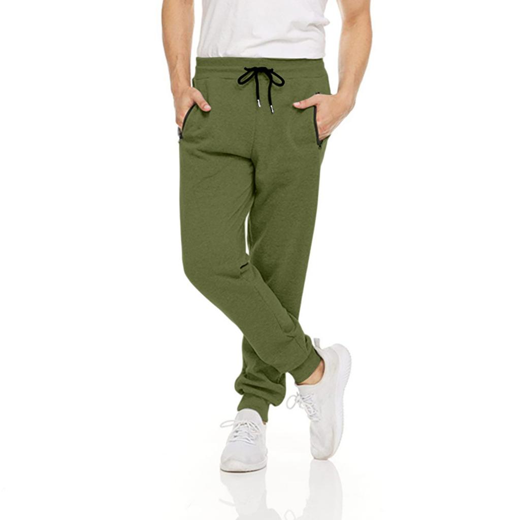 Men's Loose Casual Sweatpants Elastic Waist Drawstring Sports Pants