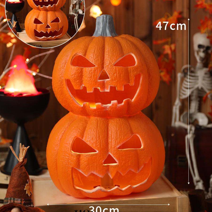 Luminous Large Halloween Pumpkin Lantern: Outdoor Decoration & Shopping Mall Display Props