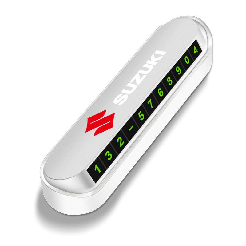 1 ks Nová karta pro dočasné parkování do auta, odznak, styling auta pro Suzuki Swift SX4 Samurai Sport Jimny Grand Vitara Alto GW250 Splash Swace