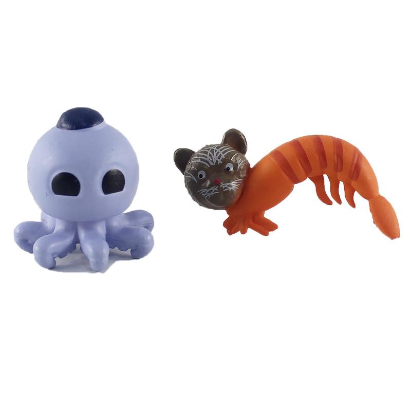 24 Stück Tung Tung Sahur Figuren Puppe Bombardino Krokodil Schimpansini Bananini Modell Spielzeug Geschenk