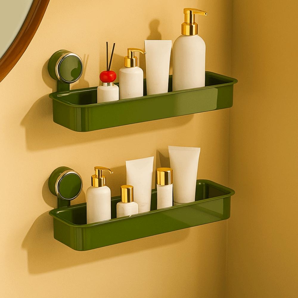 Wall Mounted Shower Storage Rack Draining Cosmetics Storage Rack Toilet Shampoo Holder Bathroom