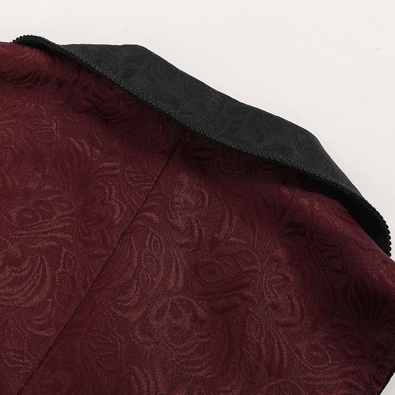 Men Casual Vest Halloween Jacket Costume Sleeveless Lapel Gentleman Party