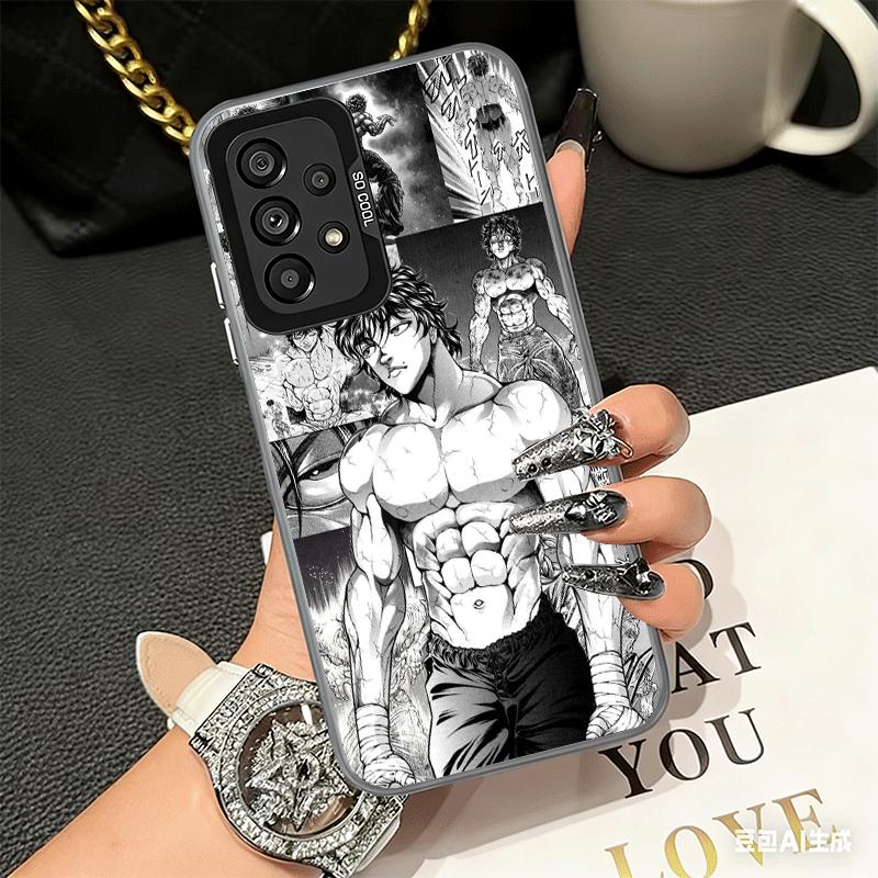 Baki the Grappler Anime Soft Phone Case for Samsung A17 A16 A15 A14 A13 A57 A56 A55 A54 A53 A37 A36 A35 A34 A33 A26 A25 A24 A23