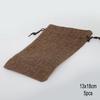 5 stuks trekkoord natuurlijke jute zak jute geschenkzakken verpakking bruiloft zakken