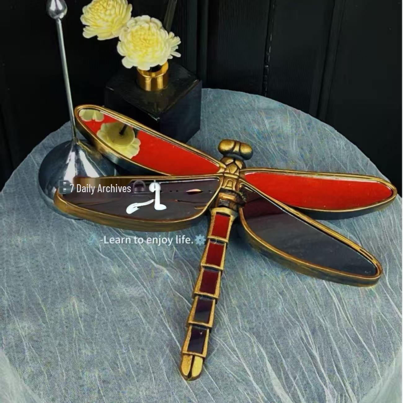 

Vintage Dragonfly & Butterfly Resin Wall Art for Living Room
