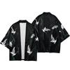 Japon Geleneksel Kimono Sokak Giyimi Japon Kimono Erkek ve Kadın Yukata Kadın Yaz Plaj Kimonosu Hırka