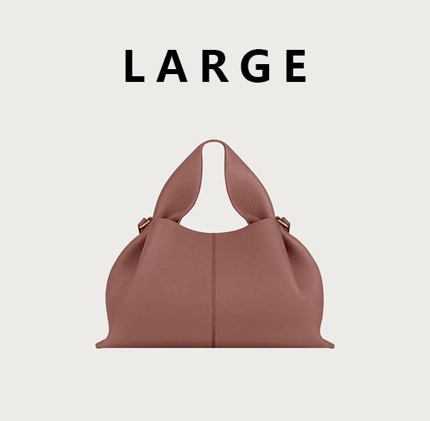 

Pol Cloud Сумка-пельмень из натуральной кожи класса люкс в ретро французском стиле