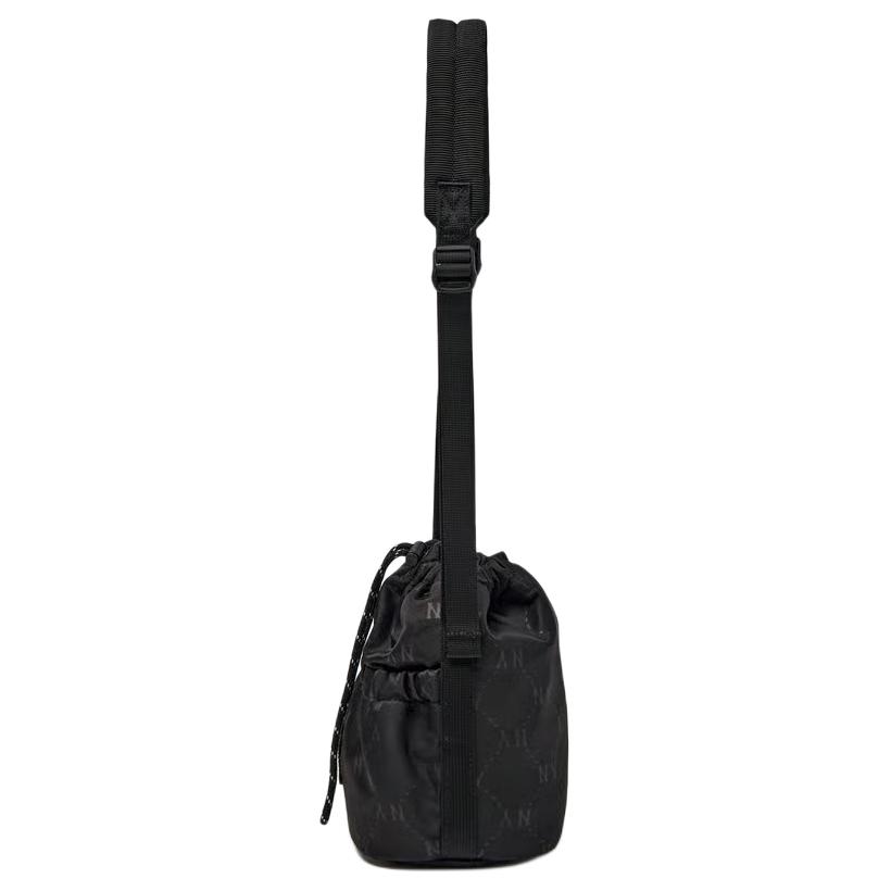New MLB New York Yankees Nylon Shoulder Bag Mini Unisex Black 3ACRM025N-50BKS