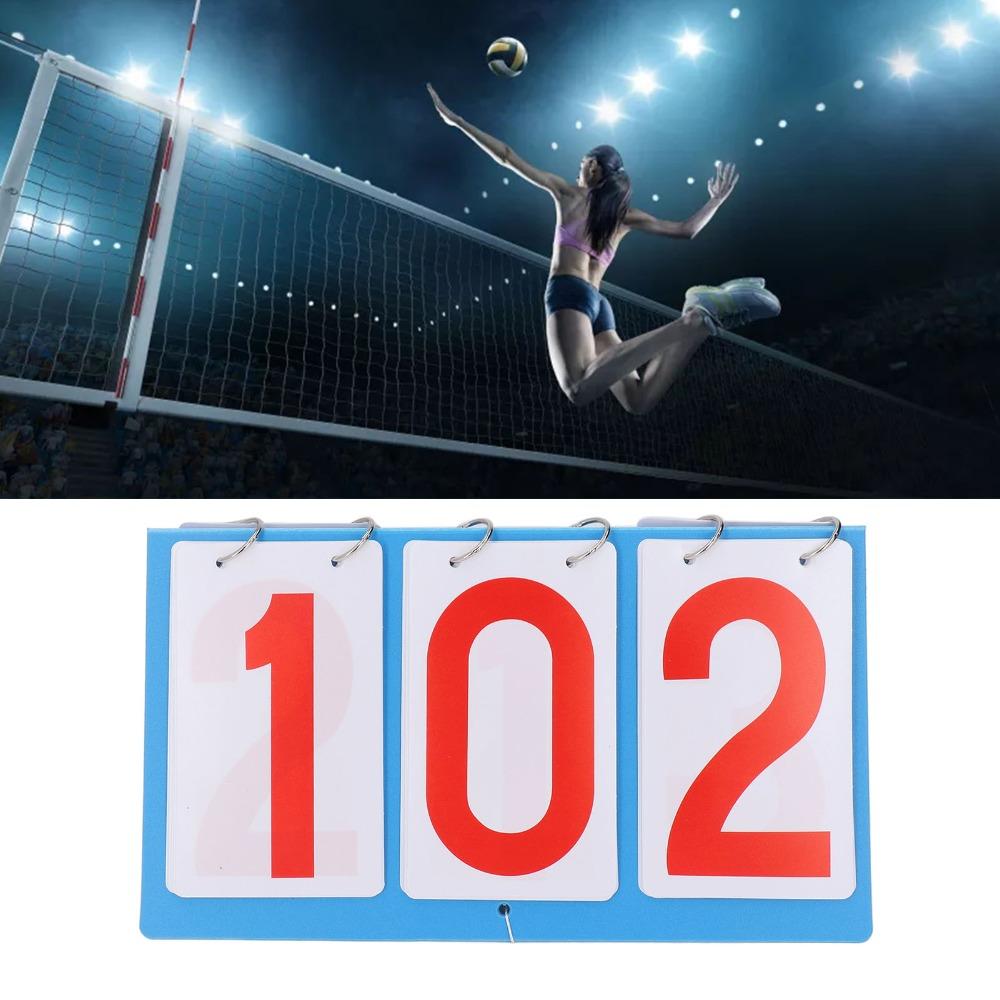 3-Digit Display Flip Scoreboard Waterproof Plastic Portable Scoreboard Table Tennis