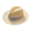 Panama Straw Hat Unisex Top Hat Fedora Hat Big Head Size Sunshade Adjustable Elegant Gentleman Versatile Style