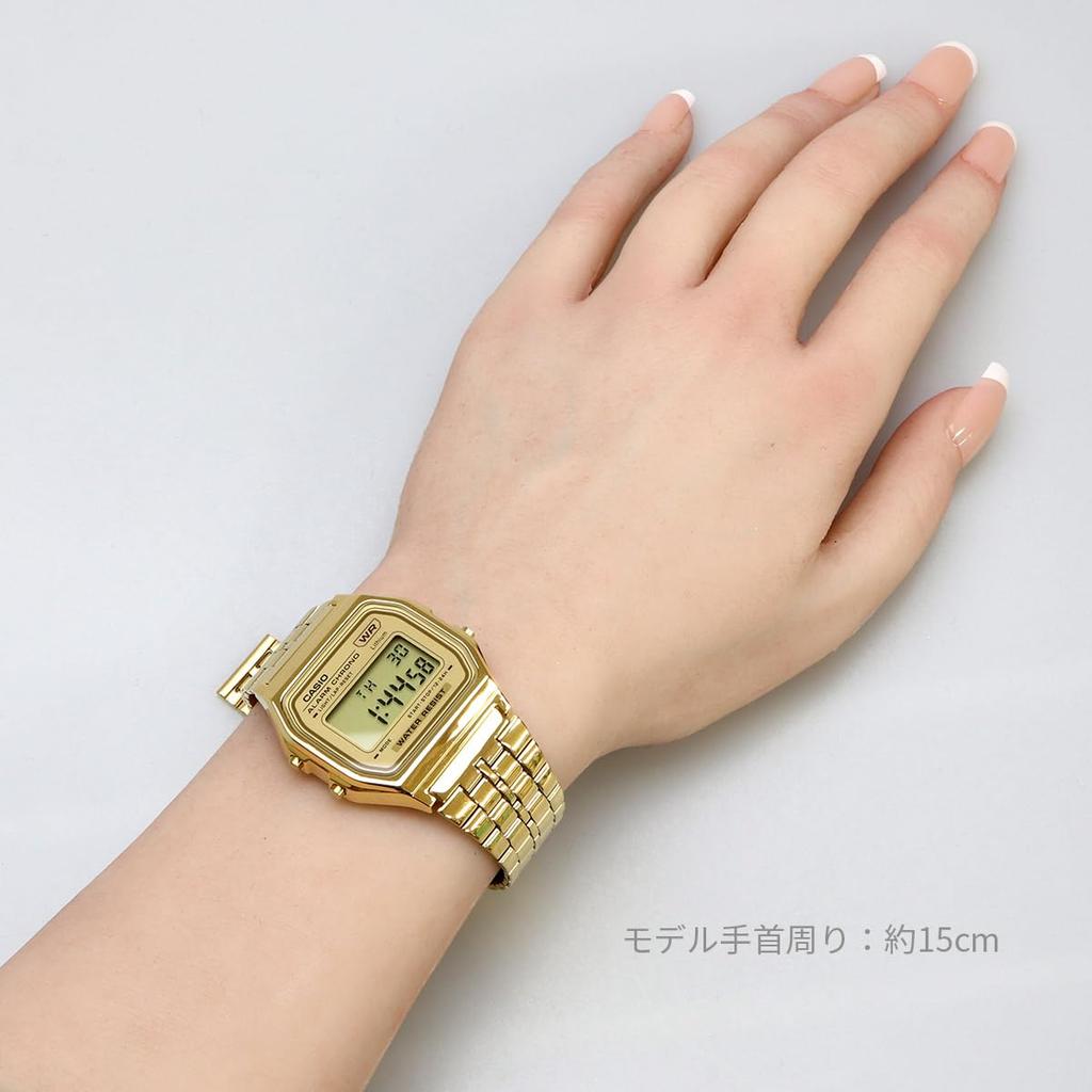 CASIO Digital Watch Vintage Series Gold Overseas Model [Casio] A158WETG-9A Men's, Women's, Kids' [Used]
