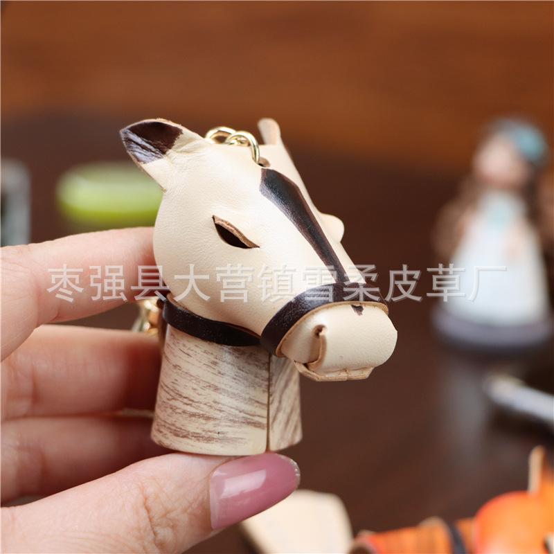 Leather Rope Model, First Layer Cowhide, Twelve Zodiac Signs, Small Mouse, Cow, Tiger, Rabbit, Dragon, Snake, Horse, Sheep, Dog, Pig, Cute Bag Pendant