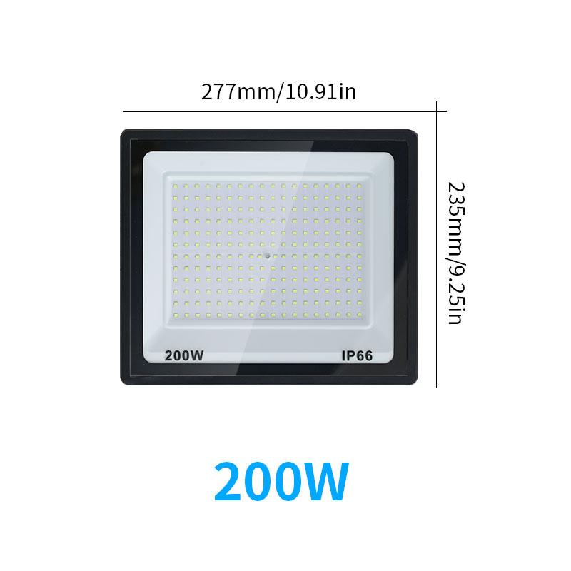LED Floodlights 10W 20W 30W 50W 100W 200W Flood Light AC220V/110V Waterproof Outdoor Wall Garden Spotlight Reflector Focus Lamps