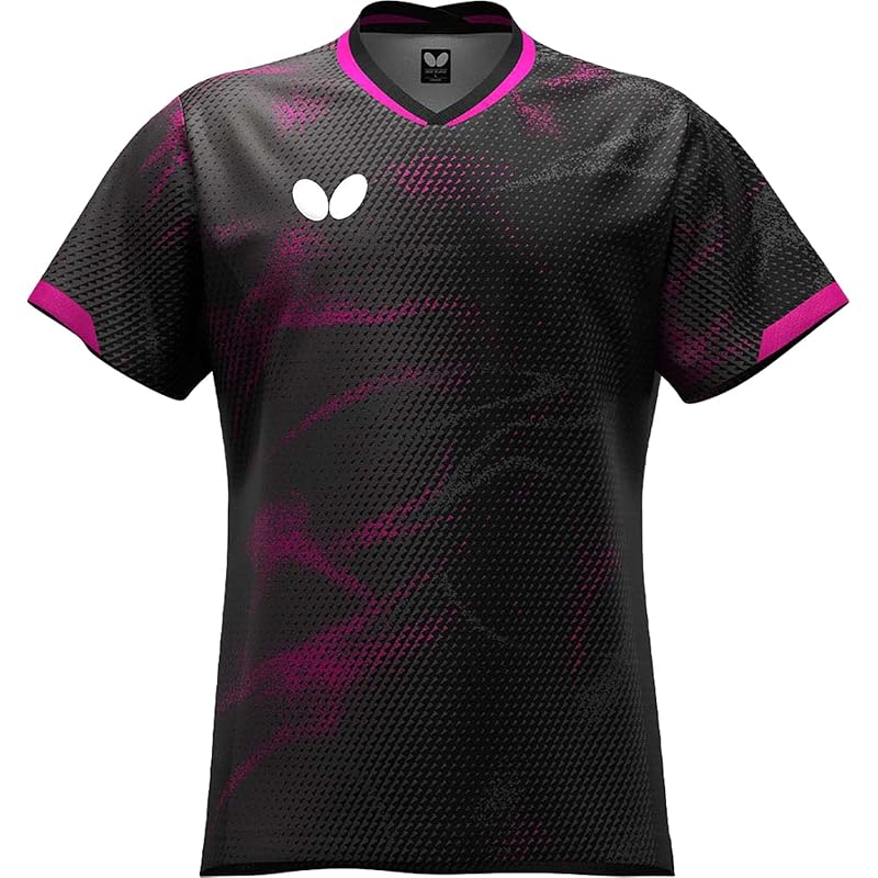 

[butterfly] Game wear (table tennis) Elister 12 Shirt 278: Black S