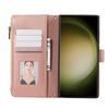 Crossbody Zipper Cards Solt Wallet Leather Case For Samsung Galaxy A16 A26 A36 A56 A17 S25 Ultra S24 S23 Plus S22 Lanyard Bag
