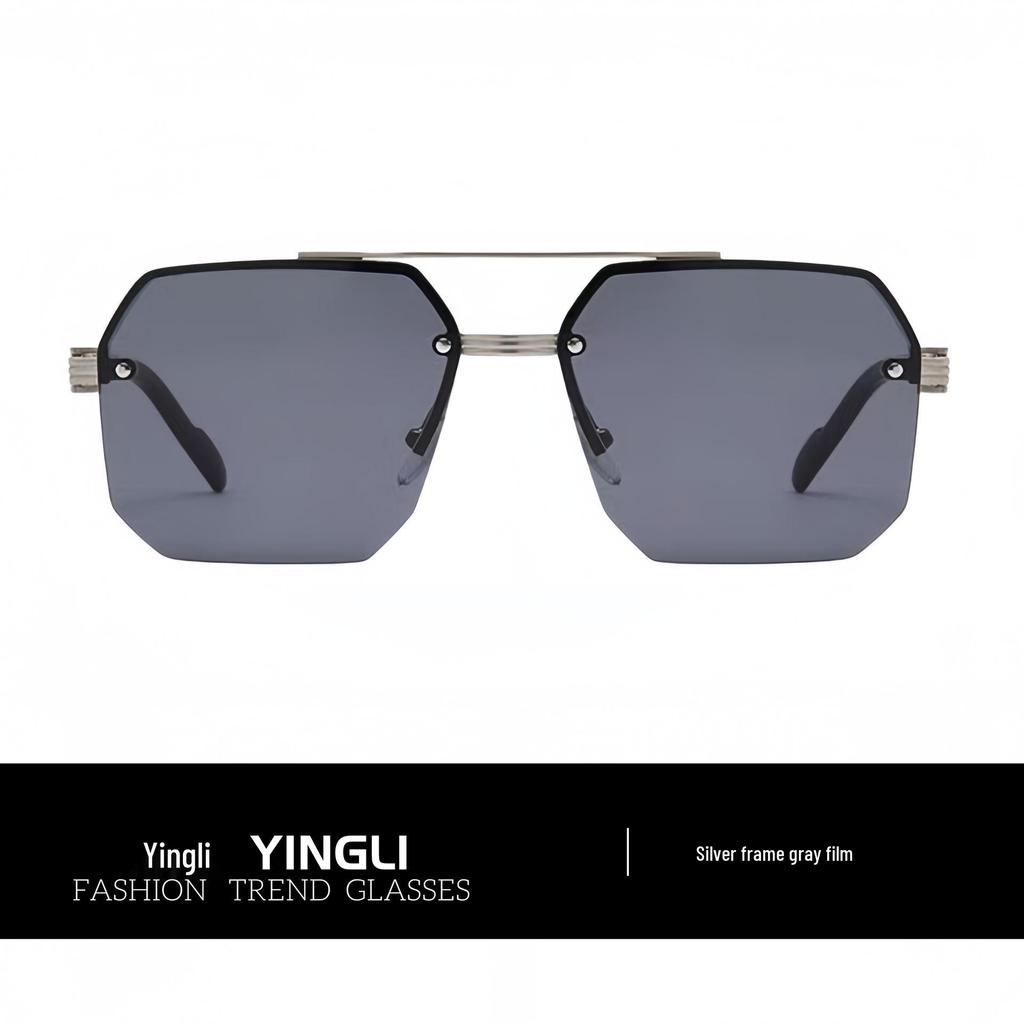 New 2025 Men's High-End Large Frame Stylish Sunglasses
