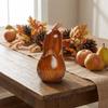 Creative Hand-Carved Eggplant Toothpick Holder Portable Simple Wooden Toothpick Box Stable Toothpick Storage Box Dining Table
