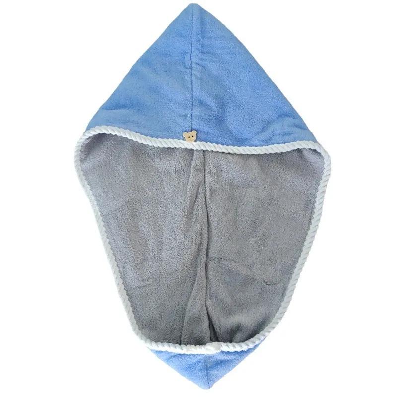 

3 шт. Полотенце для волос из микрофибрыПремиальная обертка для сушки волос против пушистости для женщин и мужчин Шапочка для сушки волосСуперабсорбирующая Обернутая шапочка для ванны Новинка